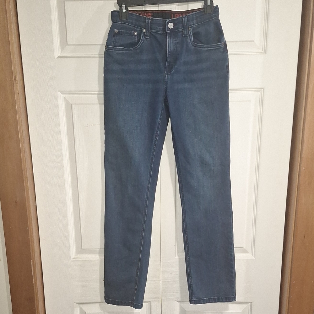 Levi's 514 Straight-Leg 5 Pocket Denim Jeans - 16R - Indigo Blue